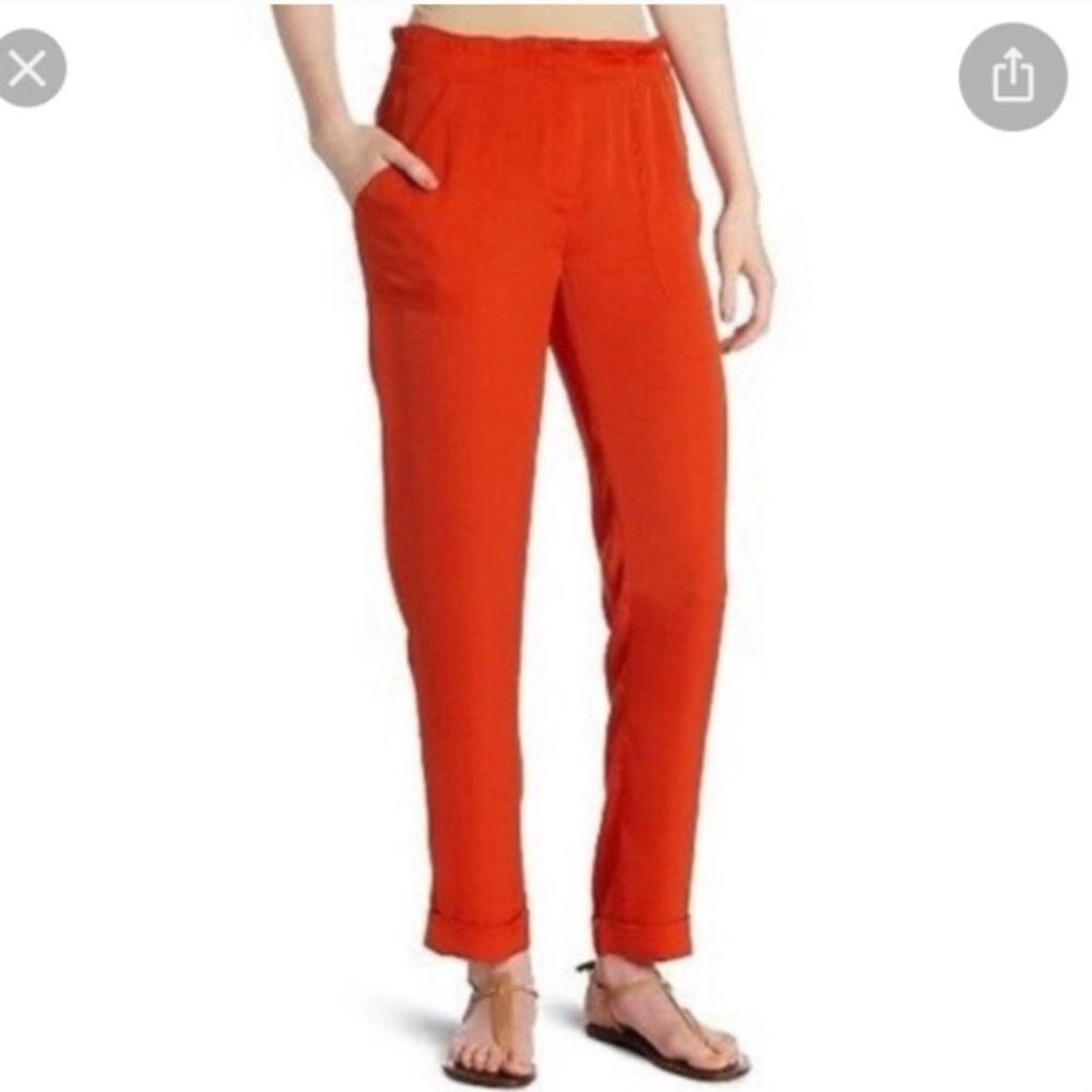 BCBGMaxAzria Orange Pants Bennet Saffrom Pants - Picture 1 of 6